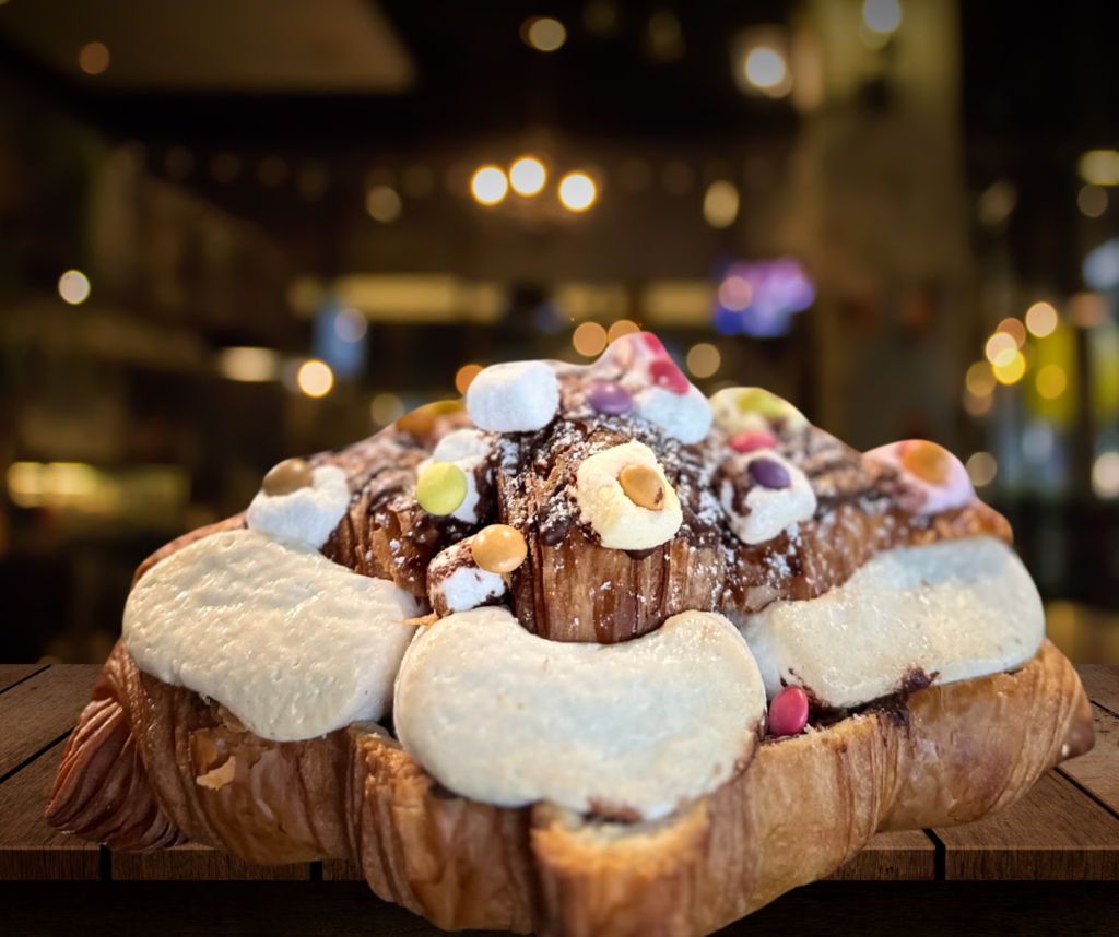 croissant z piankami marshmallows